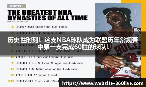 历史性时刻！这支NBA球队成为联盟历年常规赛中第一支完成60胜的球队！